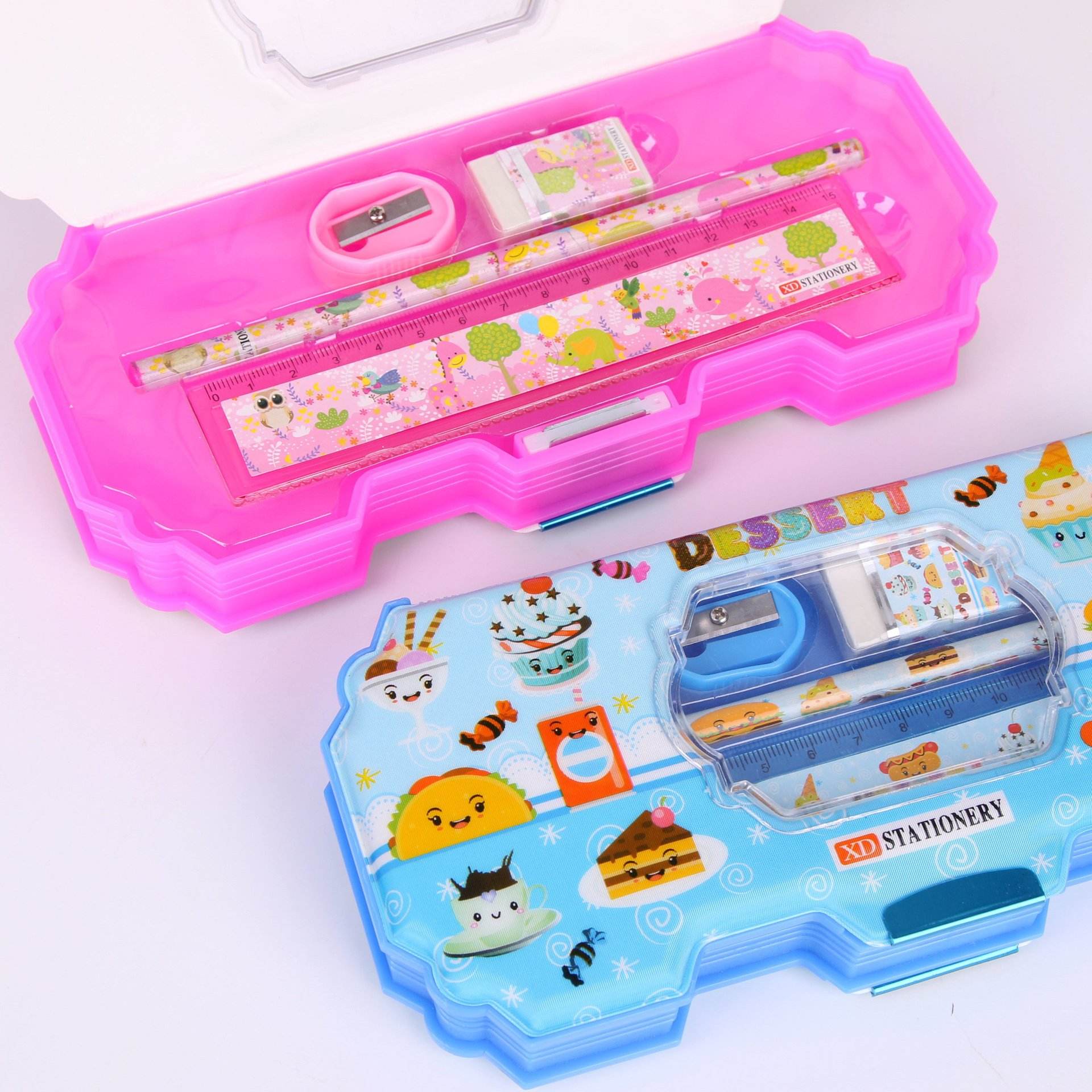 儿童礼物与文具批发的完美结合 马口铁铅笔文具套装礼盒的商机探索